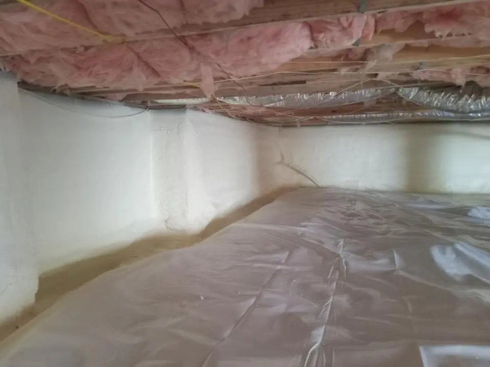 Crawl space encapsulation with closed-cell spray foam for Roof Maintenance in Hillsdale